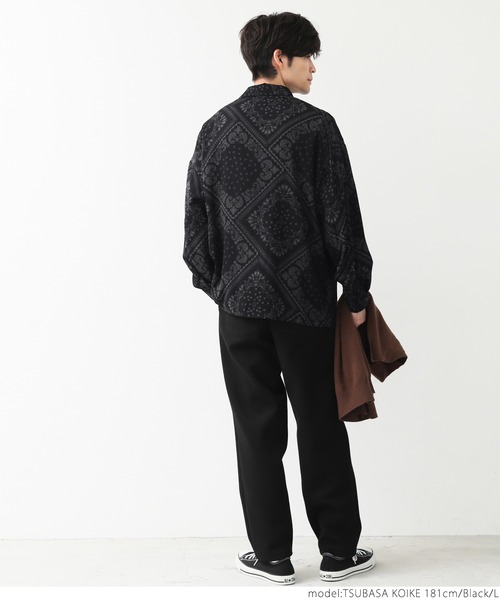 coca(coca)(コカ)の「メンズアソート柄シャツ(シャツ/ブラウス・メンズ・アイボリー/ブラック/ブルー・M/L/XL)」の11枚目の写真
