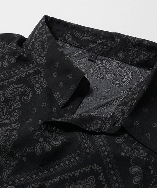 coca(coca)(コカ)の「メンズアソート柄シャツ(シャツ/ブラウス・メンズ・アイボリー/ブラック/ブルー・M/L/XL)」の19枚目の写真