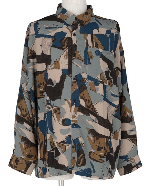 coca(coca)(コカ)の「メンズアソート柄シャツ(シャツ/ブラウス・メンズ・アイボリー/ブラック/ブルー・M/L/XL)」の17枚目の写真