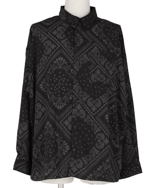 coca(coca)(コカ)の「メンズアソート柄シャツ(シャツ/ブラウス・メンズ・アイボリー/ブラック/ブルー・M/L/XL)」の18枚目の写真