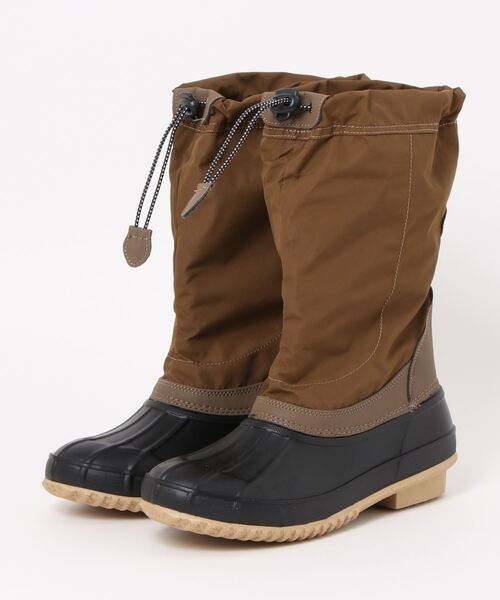 TopIsm(トップイズム)の「防水 ロールトップブーツ(ブーツ・メンズ・カーキ/ブラック・25.5cm/26.0cm/26.5cm/27.0cm)」の2枚目の写真