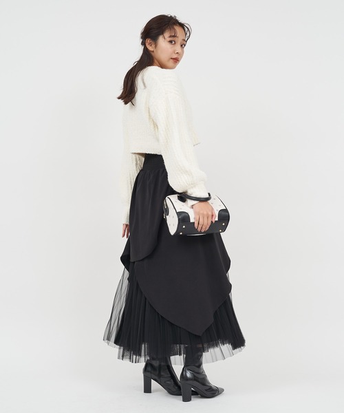 ROYAL PARTY（ロイヤルパーティー）の「【ZOZO限定】フワフワカーディガン（カーディガン/ボレロ・レディース・ピンク/オフホワイト/ラベンダー/ブラック・FREE）」の10枚目の写真