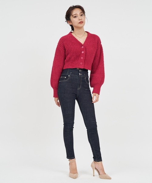 ROYAL PARTY（ロイヤルパーティー）の「【ZOZO限定】フワフワカーディガン（カーディガン/ボレロ・レディース・ピンク/オフホワイト/ラベンダー/ブラック・FREE）」の11枚目の写真