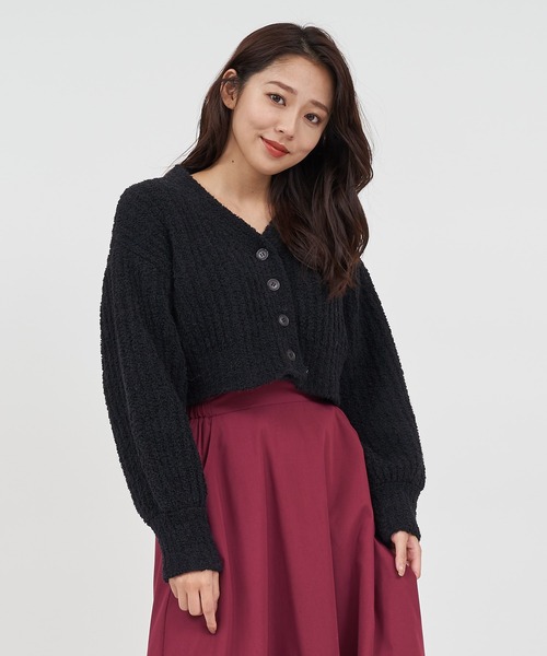 ROYAL PARTY（ロイヤルパーティー）の「【ZOZO限定】フワフワカーディガン（カーディガン/ボレロ・レディース・ピンク/オフホワイト/ラベンダー/ブラック・FREE）」の15枚目の写真