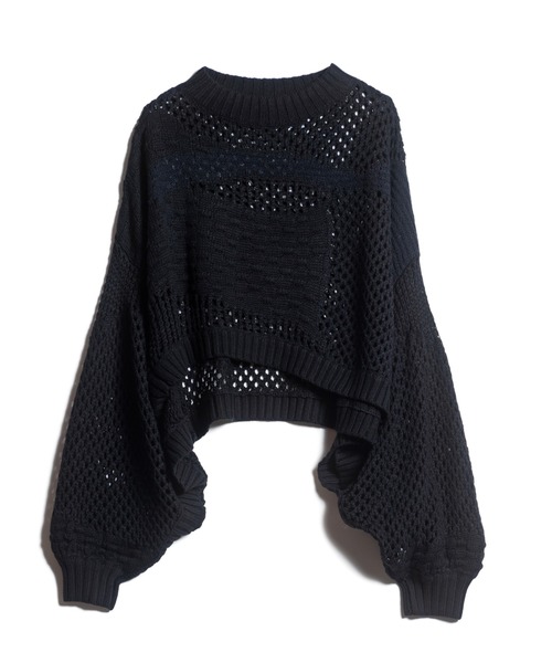 LAYMEE（レイミー）の「Armand knit / アルマンニット（ニット/セーター・レディース・アイボリー/ブラック・FREE）」の21枚目の写真