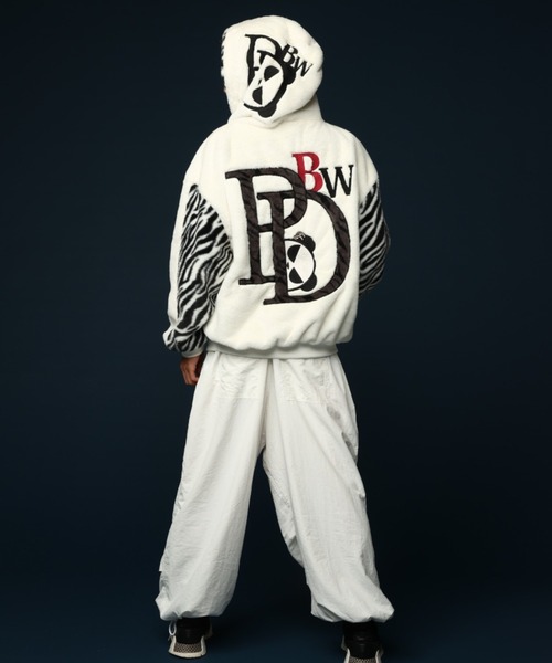 JACKROSE（ジャックローズ）の「B/W-PDJ フェイクファーパーカー（その他アウター・メンズ・ホワイト/ブラック・M/L/XL）」の5枚目の写真