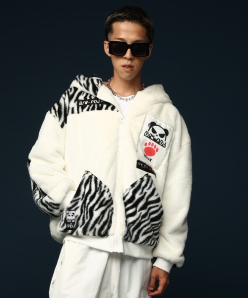 JACKROSE（ジャックローズ）の「B/W-PDJ フェイクファーパーカー（その他アウター・メンズ・ホワイト/ブラック・M/L/XL）」の17枚目の写真