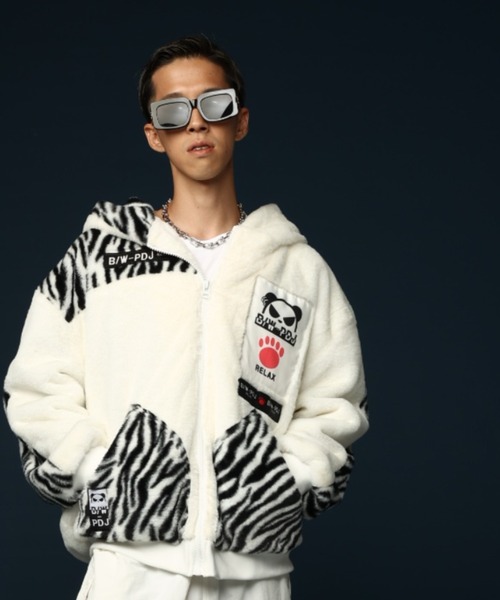 JACKROSE（ジャックローズ）の「B/W-PDJ フェイクファーパーカー（その他アウター・メンズ・ホワイト/ブラック・M/L/XL）」の11枚目の写真
