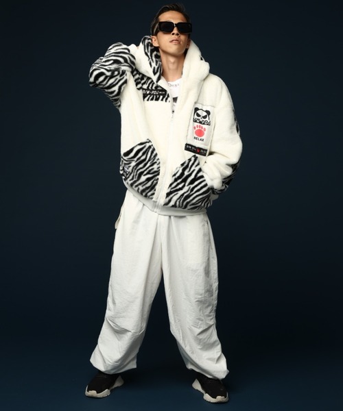 JACKROSE（ジャックローズ）の「B/W-PDJ フェイクファーパーカー（その他アウター・メンズ・ホワイト/ブラック・M/L/XL）」の3枚目の写真