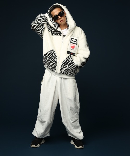 JACKROSE（ジャックローズ）の「B/W-PDJ フェイクファーパーカー（その他アウター・メンズ・ホワイト/ブラック・M/L/XL）」の13枚目の写真