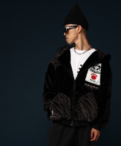 JACKROSE（ジャックローズ）の「B/W-PDJ フェイクファーパーカー（その他アウター・メンズ・ホワイト/ブラック・M/L/XL）」の12枚目の写真