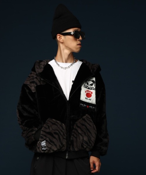 JACKROSE（ジャックローズ）の「B/W-PDJ フェイクファーパーカー（その他アウター・メンズ・ホワイト/ブラック・M/L/XL）」の18枚目の写真