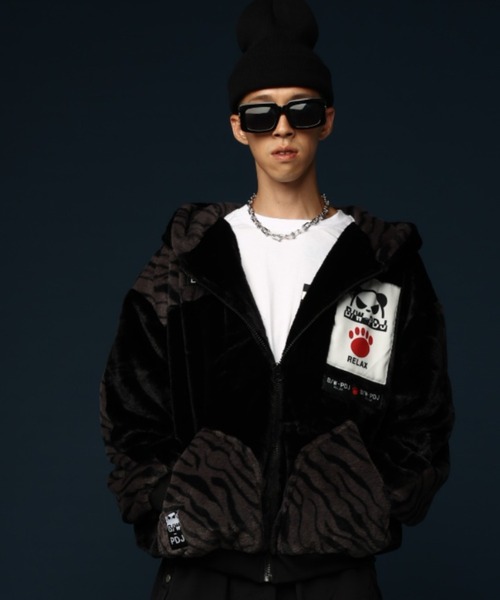JACKROSE（ジャックローズ）の「B/W-PDJ フェイクファーパーカー（その他アウター・メンズ・ホワイト/ブラック・M/L/XL）」の16枚目の写真