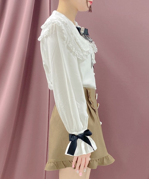 ROJITA（ロジータ）の「ビジュ釦フレアショートパンツ（その他パンツ  