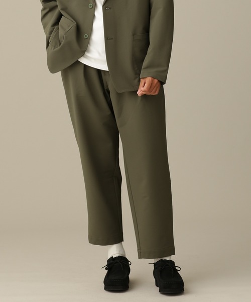 NANO universe(ナノユニバース)の「LB.03/シェルテックウォームワンタックイージーパンツ(その他パンツ・メンズ・ブラック/ブラウン/カーキ・S/M/L)」の3枚目の写真