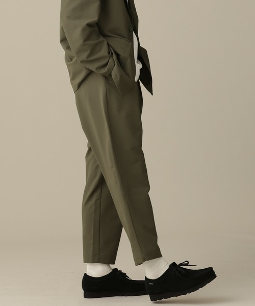 NANO universe(ナノユニバース)の「LB.03/シェルテックウォームワンタックイージーパンツ(その他パンツ・メンズ・ブラック/ブラウン/カーキ・S/M/L)」の14枚目の写真