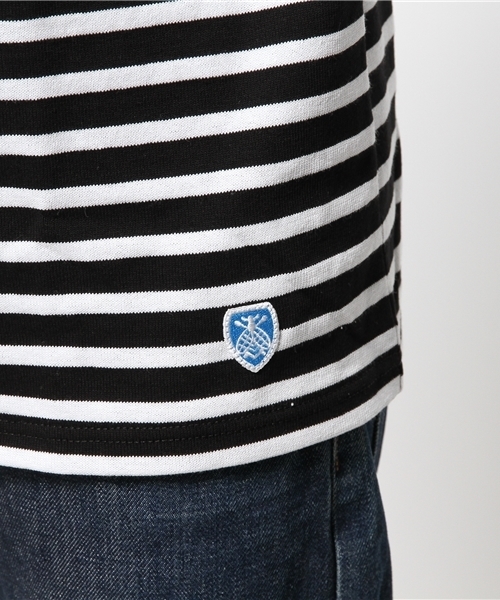 ORCIVAL（オーシバル）の「オーシバルボーダー（Tシャツ/カットソー・メンズ・ホワイト/ブラック・MEDIUM/LARGE）」の8枚目の写真