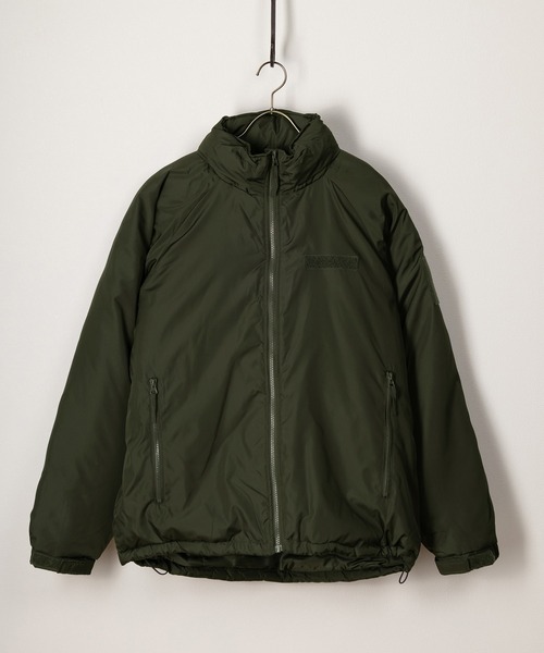 SlashDate（スラッシュデイト）の「中綿スタンドミリタリージャケット/ハッピージャケット/ビッグシルエット/撥水（ミリタリージャケット・メンズ・ブラック/アイボリー/カーキ・M/L/XL）」の21枚目の写真