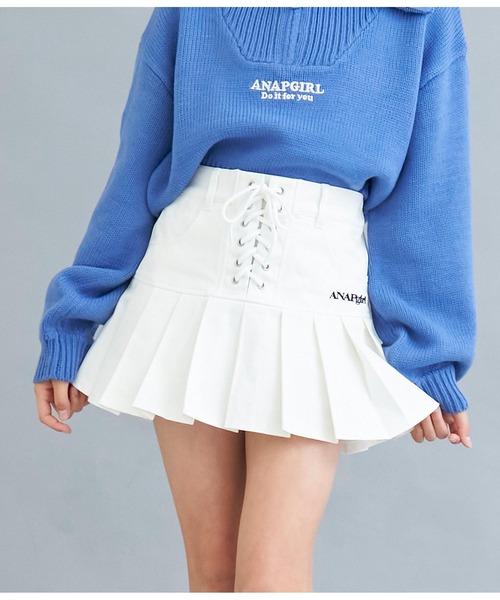 ANAP GiRL（アナップガール）の「スピンドルプリーツスカート