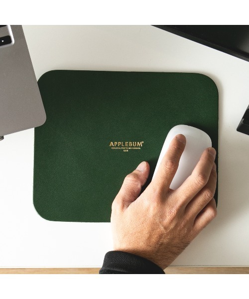APPLEBUM（アップルバム）の「Leather Mouse Pad（PCグッズ・メンズ・グリーン/ブラック/ブラウン・ONE SIZE）」の3枚目の写真