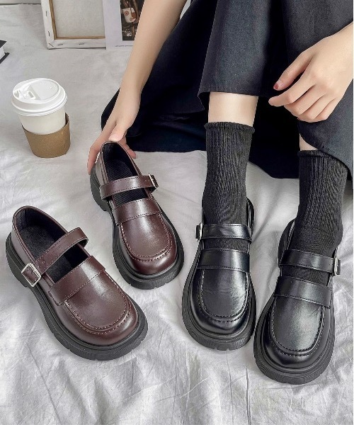 Burner(バーナー)の「【OKUOKU 0909】レトロローファー oku-shoes-673097878318-26 MC(ローファー・レディース・A/B・36/38/40/35/39/37)」の4枚目の写真