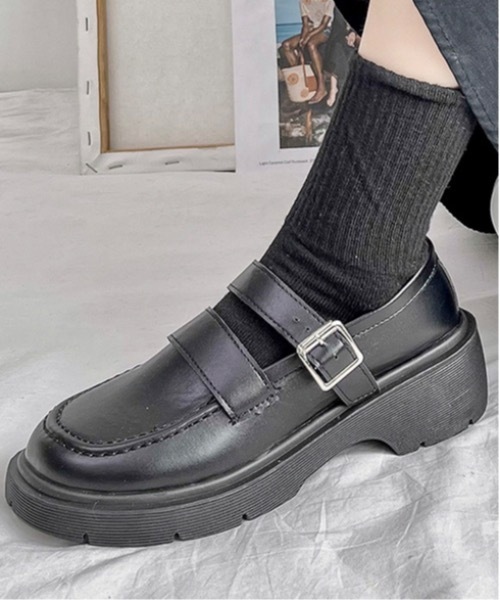 Burner(バーナー)の「【OKUOKU 0909】レトロローファー oku-shoes-673097878318-26 MC(ローファー・レディース・A/B・36/38/40/35/39/37)」の6枚目の写真