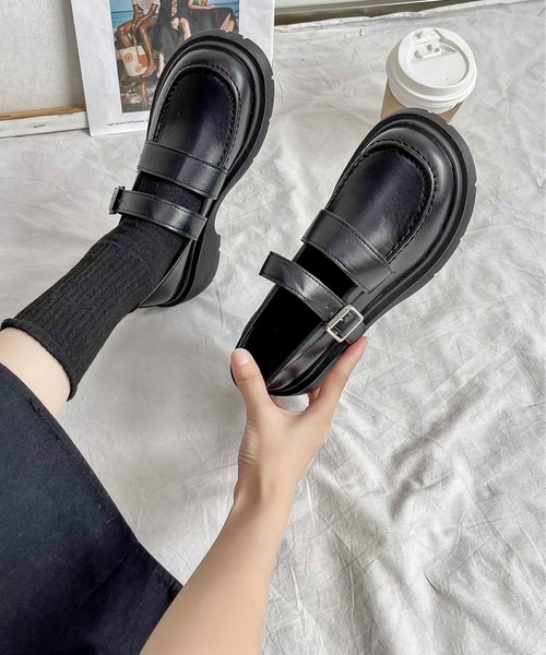 Burner(バーナー)の「【OKUOKU 0909】レトロローファー oku-shoes-673097878318-26 MC(ローファー・レディース・A/B・36/38/40/35/39/37)」の7枚目の写真