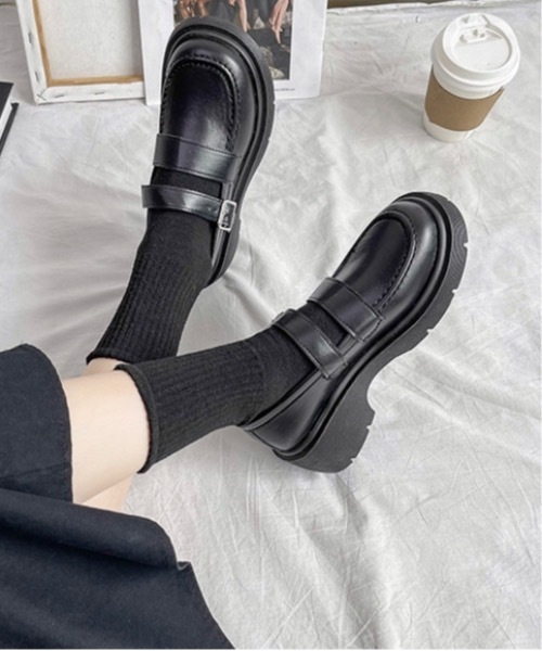 Burner(バーナー)の「【OKUOKU 0909】レトロローファー oku-shoes-673097878318-26 MC(ローファー・レディース・A/B・36/38/40/35/39/37)」の8枚目の写真