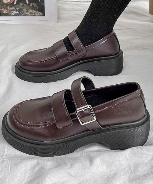 Burner(バーナー)の「【OKUOKU 0909】レトロローファー oku-shoes-673097878318-26 MC(ローファー・レディース・A/B・36/38/40/35/39/37)」の10枚目の写真