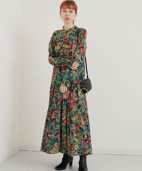 Paradise Picnic（パラダイスピクニック）の「ティアードワンピース（ワンピース・レディース・ブラック/レッド/アイボリー/グリーン系その他/ブラック系その他/グレー/カーキ/グリーン・FREE）」の8枚目の写真