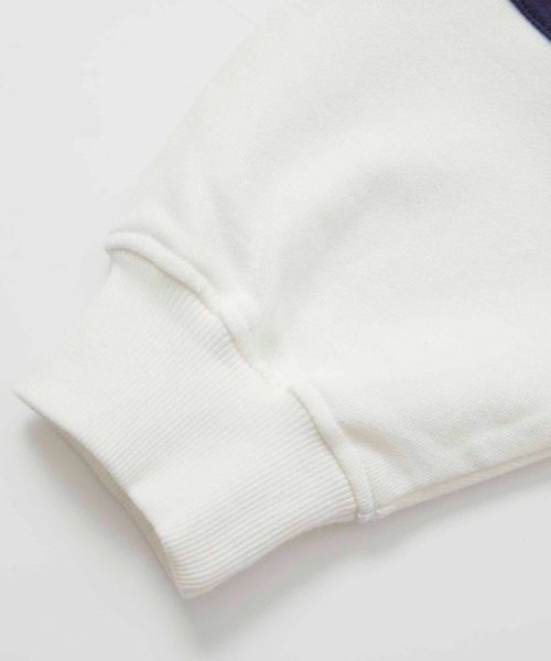 X-girl（エックスガール）の「OLDIES SWEAT TOP（スウェット・レディース・ライトグリーン/チャコール/ホワイト・S/M）」の9枚目の写真