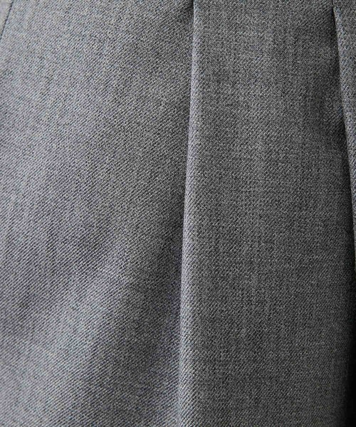 GALLARDAGALANTE（ガリャルダガランテ）の「《セットアップ対応》ハイウエスト2タックパンツ（スラックス・レディース・ベージュ/グレー・0/1/2）」の3枚目の写真