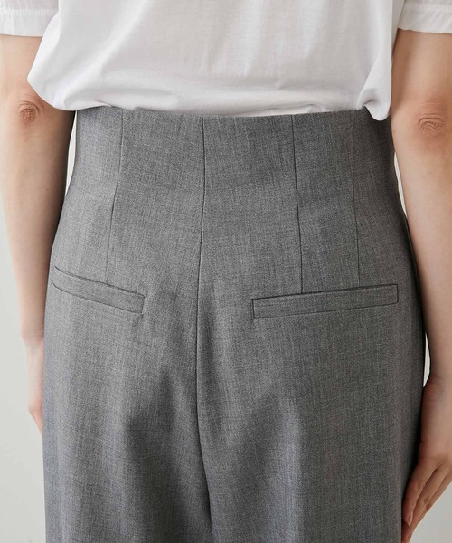 GALLARDAGALANTE（ガリャルダガランテ）の「《セットアップ対応》ハイウエスト2タックパンツ（スラックス・レディース・ベージュ/グレー・0/1/2）」の19枚目の写真