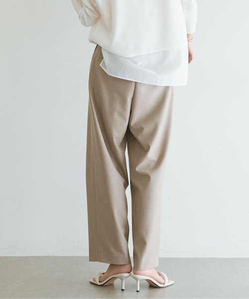 GALLARDAGALANTE（ガリャルダガランテ）の「《セットアップ対応》ハイウエスト2タックパンツ（スラックス・レディース・ベージュ/グレー・0/1/2）」の22枚目の写真