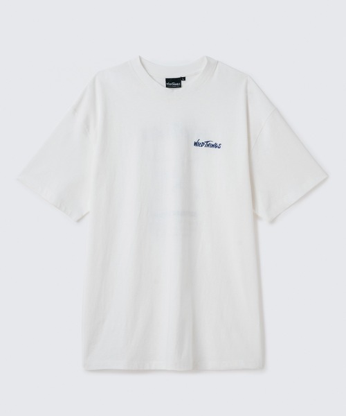 WILD FLOWER グラフィックTシャツ ホワイト WILD FLOWER T-SHIRT - WHITE