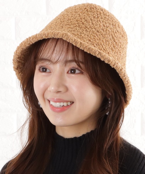 セール】プードルボアバケットハット（ハット）｜Lace Ladies（レース