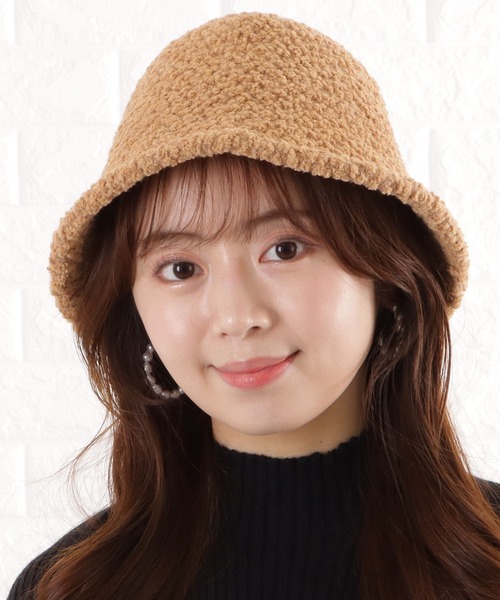 セール】プードルボアバケットハット（ハット）｜Lace Ladies（レース