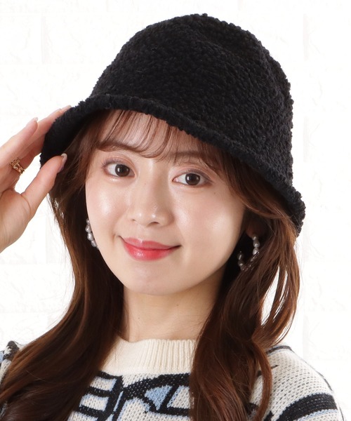 プードルボア バケットハット 完売品 定価11000円 見上愛さん着用】プードルボア バケットハット / 23区 | ファッション