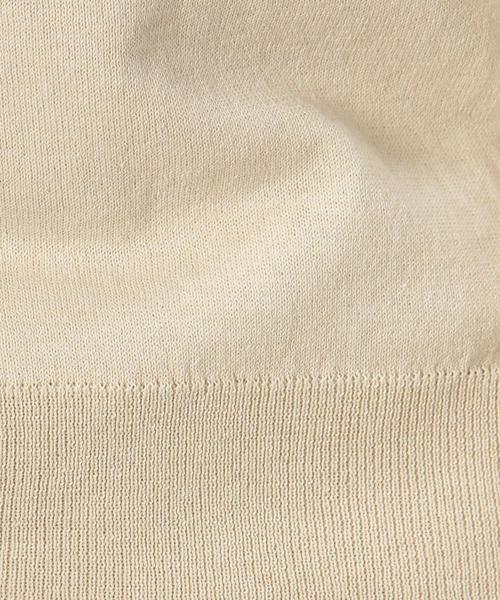 green label relaxing(グリーンレーベルリラクシング)の「SelfWash UV アンサンブル カーディガン(カーディガン/ボレロ・レディース・ベージュ/ネイビー・フリー)」の4枚目の写真