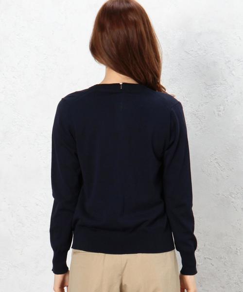 green label relaxing(グリーンレーベルリラクシング)の「SelfWash UV アンサンブル カーディガン(カーディガン/ボレロ・レディース・ベージュ/ネイビー・フリー)」の17枚目の写真