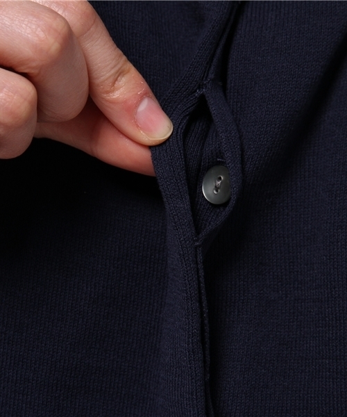 green label relaxing(グリーンレーベルリラクシング)の「SelfWash UV アンサンブル カーディガン(カーディガン/ボレロ・レディース・ベージュ/ネイビー・フリー)」の8枚目の写真