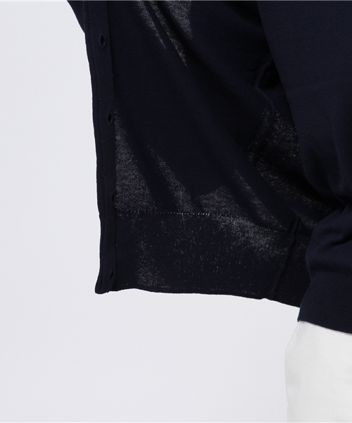 green label relaxing(グリーンレーベルリラクシング)の「SelfWash UV アンサンブル カーディガン(カーディガン/ボレロ・レディース・ベージュ/ネイビー・フリー)」の9枚目の写真