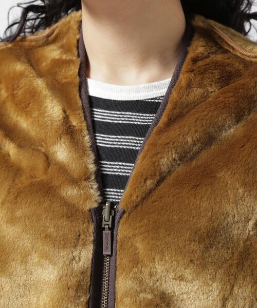 Barbour（バブアー）の「BARBOUR/バブアー　WARM PILE WAISTCOAT ZIPIN LINER ワームパイルウエストコートジップインライナー  MLI0004（ベスト・メンズ・ブラウン・38/40）」の15枚目の写真