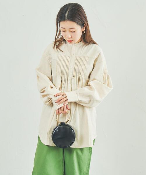 coen（コーエン）の「デニムピンタックブラウス（シャツ/ブラウス・レディース・コバルトブルー/ナチュラル・M/L）」の18枚目の写真