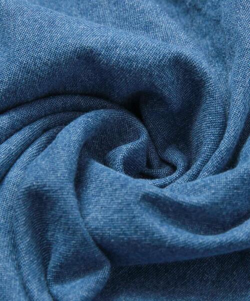 coen（コーエン）の「デニムピンタックブラウス（シャツ/ブラウス・レディース・コバルトブルー/ナチュラル・M/L）」の9枚目の写真
