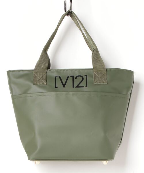 V12(ヴィ トゥエルヴ)の「WP CART BAG(トートバッグ・メンズ・ブラック/ホワイト/オリーブ・FREE)」の4枚目の写真