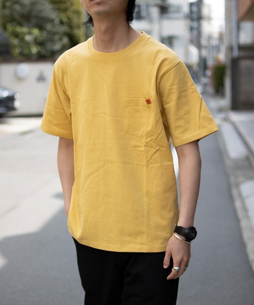 UNIVERSAL OVERALL(ユニバーサルオーバーオール)の「ポケットTシャツ【POCKET TEE】(Tシャツ/カットソー・メンズ・ブラック/オートミール/ホワイト/ライトグリーン/ライトイエロー/ミント・M/2XL/S/XL/L)」の6枚目の写真