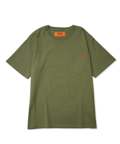 UNIVERSAL OVERALL(ユニバーサルオーバーオール)の「ポケットTシャツ【POCKET TEE】(Tシャツ/カットソー・メンズ・ブラック/オートミール/ホワイト/ライトグリーン/ライトイエロー/ミント・M/2XL/S/XL/L)」の20枚目の写真