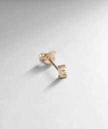 【WEB限定】K10イニシャルE スタッドピアス(片耳用)