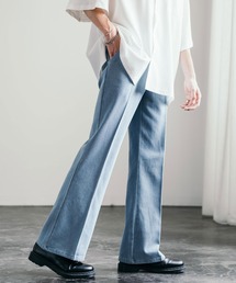 Rocky Monroe | ワイドシルエットセンタープレスフレアデニムパンツ(デニムパンツ)